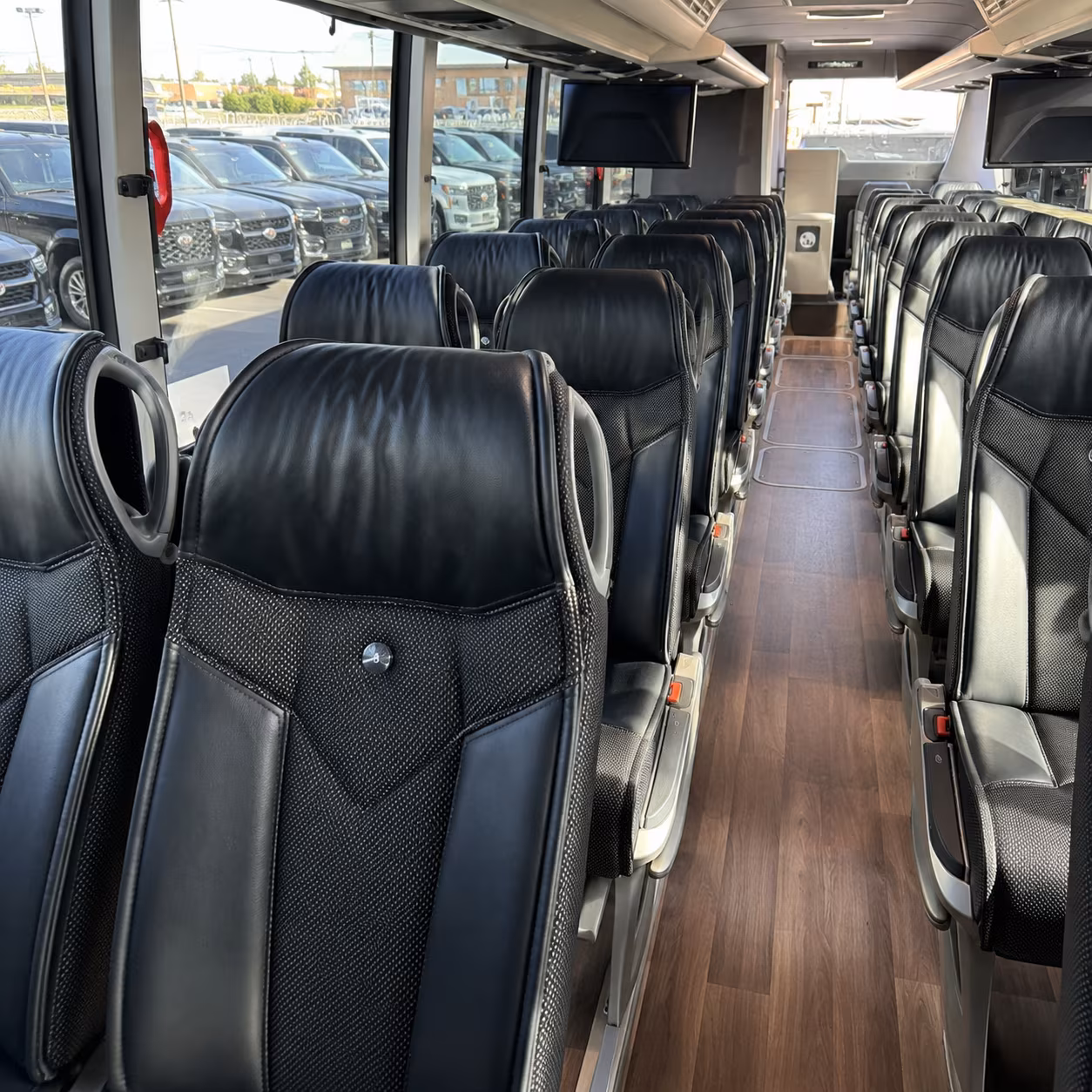 glendale charter bus interior gallery