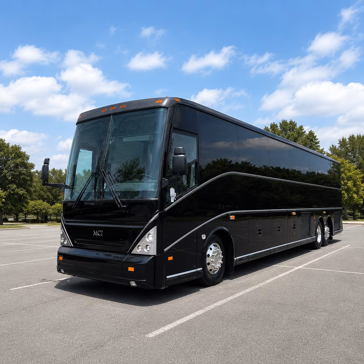 glendale charter bus services exterior