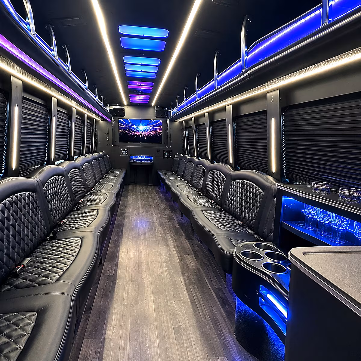 glendale party bus rentals inside